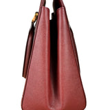 Burberry Vintage Leather Burgundy Handbag