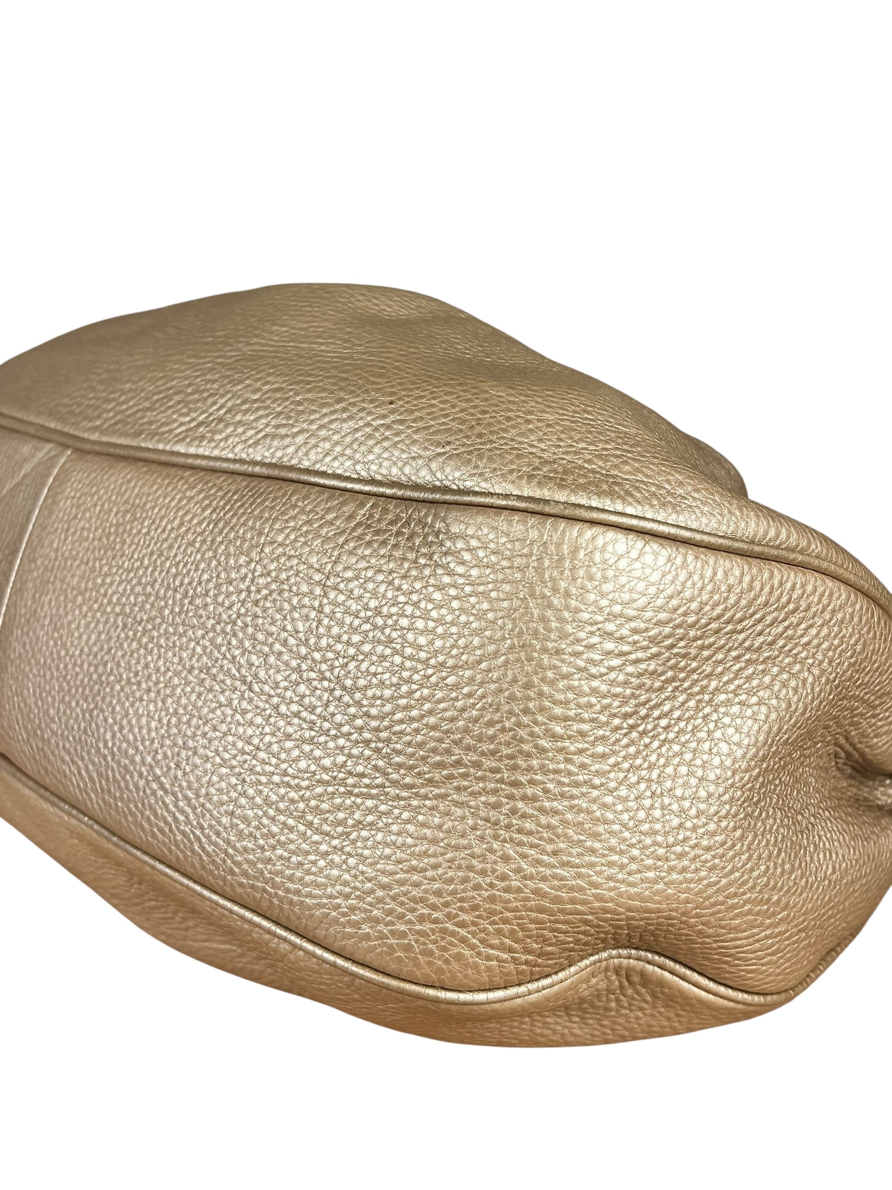Gucci Metallic Leather Shoulder Bag