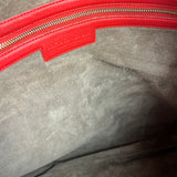 Bottega Veneta Large Intreccio Hobo Bag Red