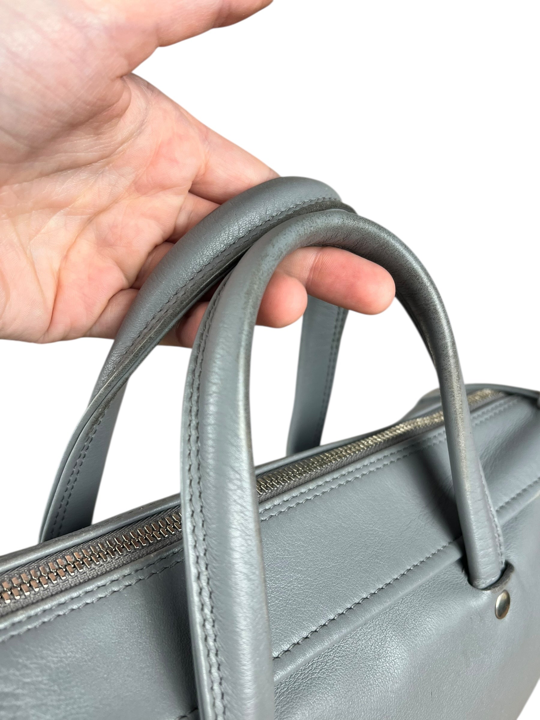 Balenciaga Small Grey Triangle Bag