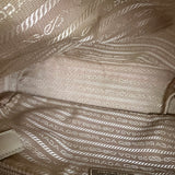 Prada Leather Tote Bag Beige/Ivory