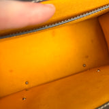 Goyard Mini Grey Goyardine Saigon Top Handle Bag