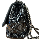 Chanel Black Patent Leather Classic Flap Bag ('08-'09)