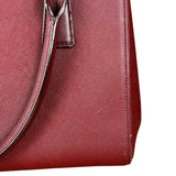 Burberry Vintage Leather Burgundy Handbag
