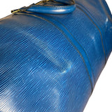 Louis Vuitton Blue Epi Keepall 55