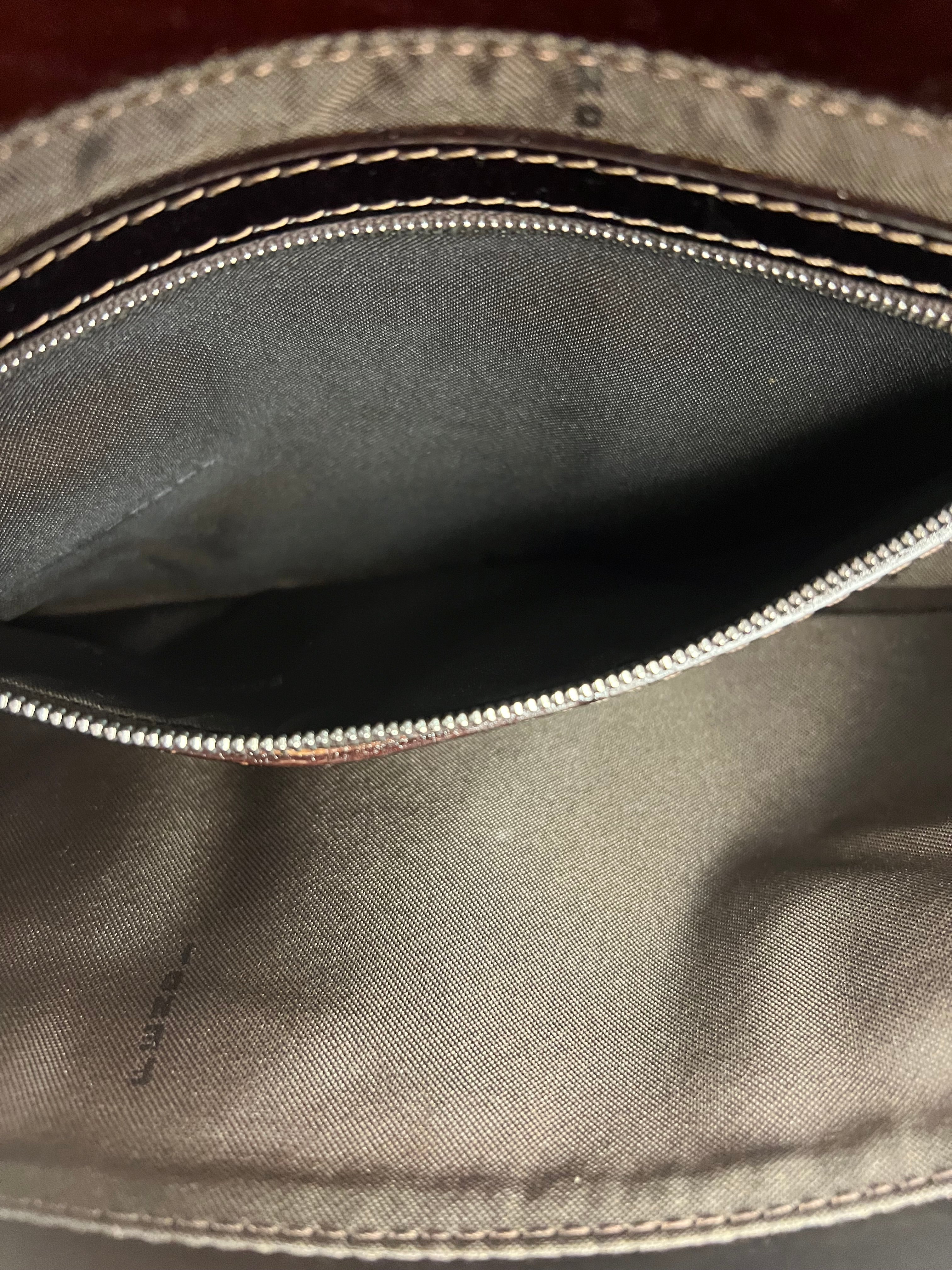 Fendi Pelle Rosa Beaded Baguette