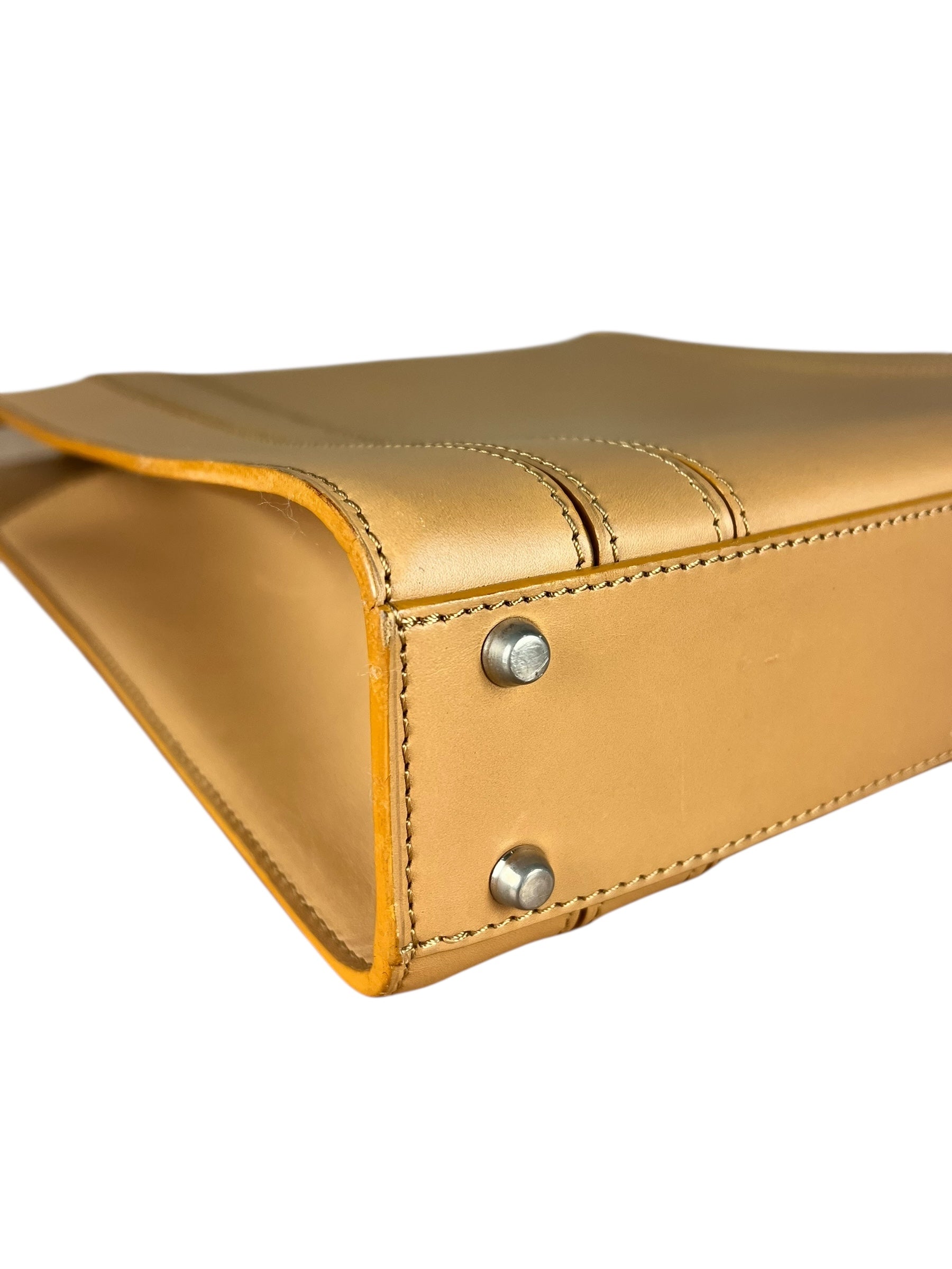 Dior Brown Leather Shoulder Tote
