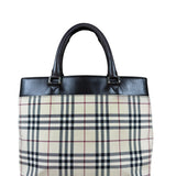 Burberry Nova Check Canvas Tote Bag