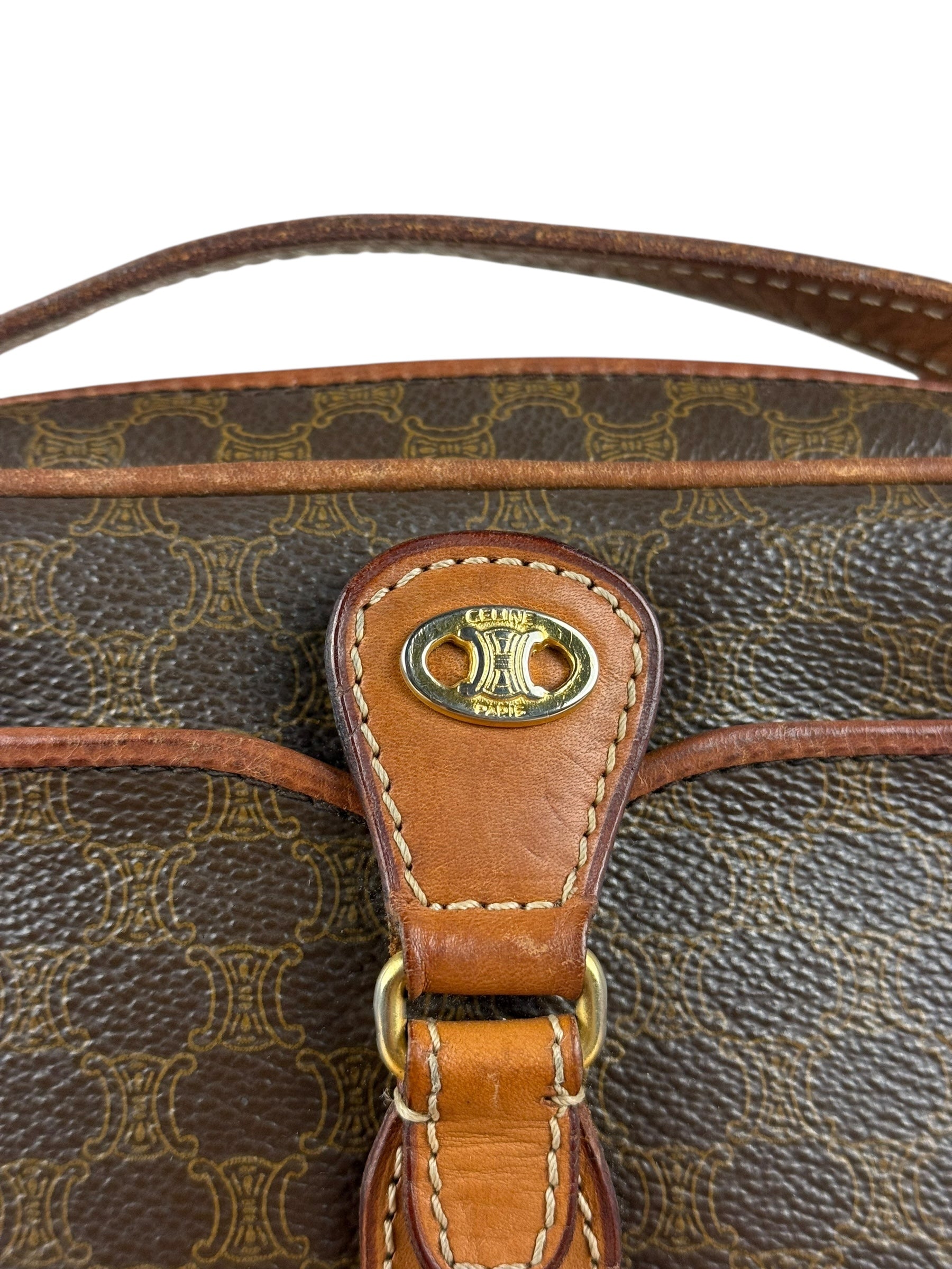 Celine Vintage Macadam Crossbody Bag