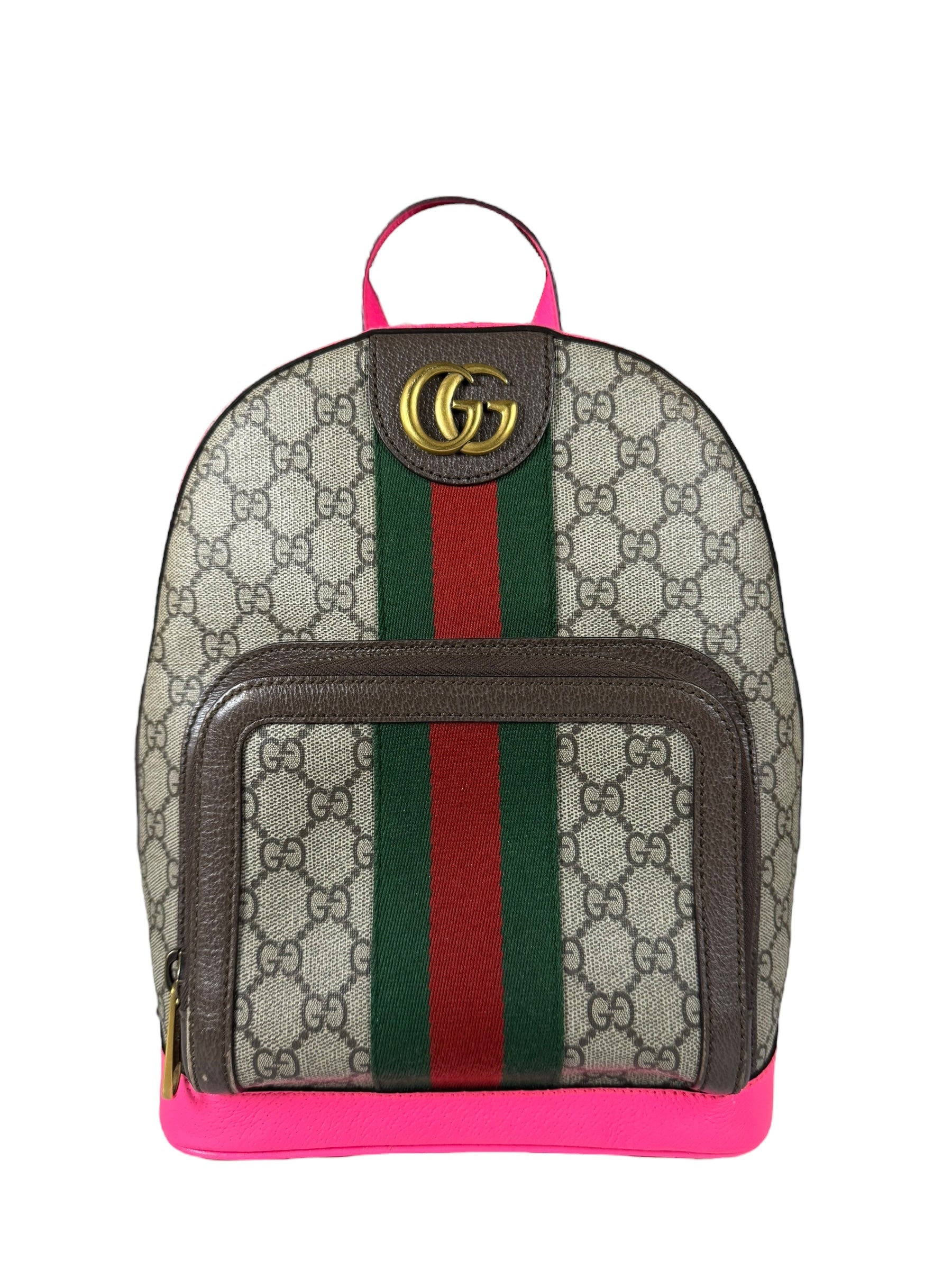 Gucci GG Ophidia Pink Backpack