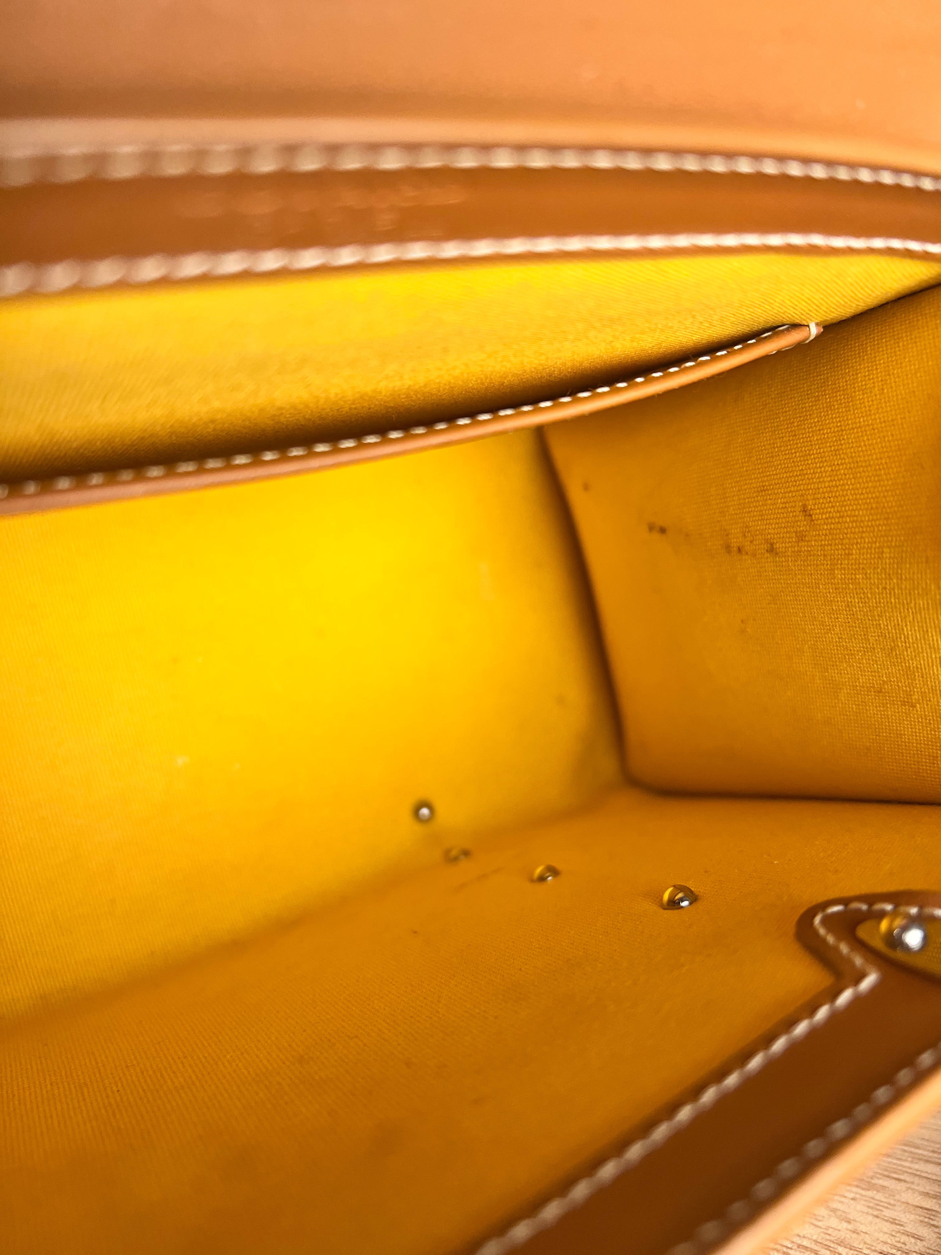 Goyard Mini Goyardine Saigon Top Handle Bag