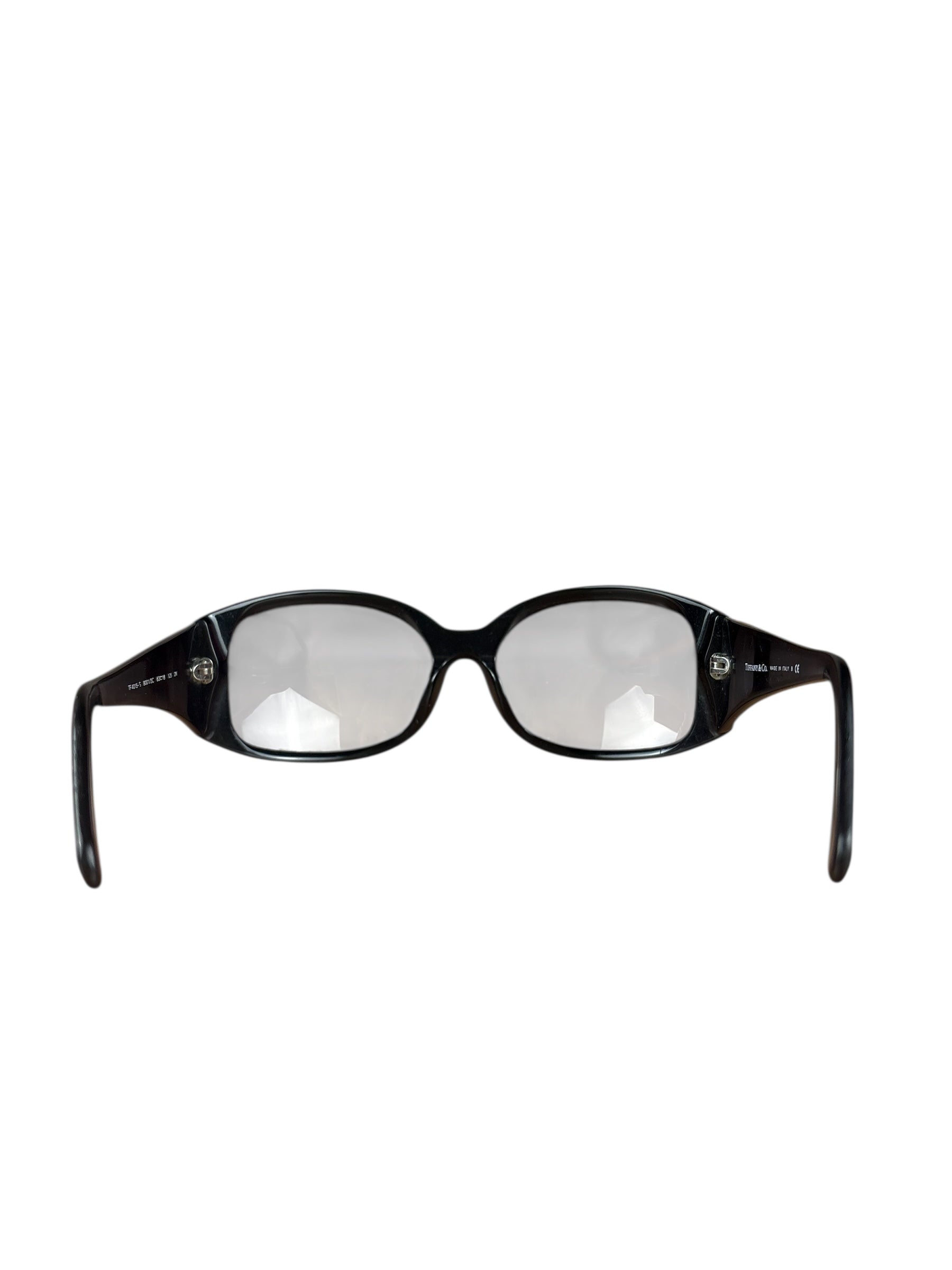 Tiffany & Co Black Silver Logo Sunglasses