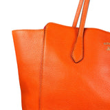 Gucci Orange Pebble Leather Swing Medium Tote