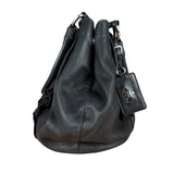 Prada Nappa Leather Ruffle Hobo Shoulder Bag