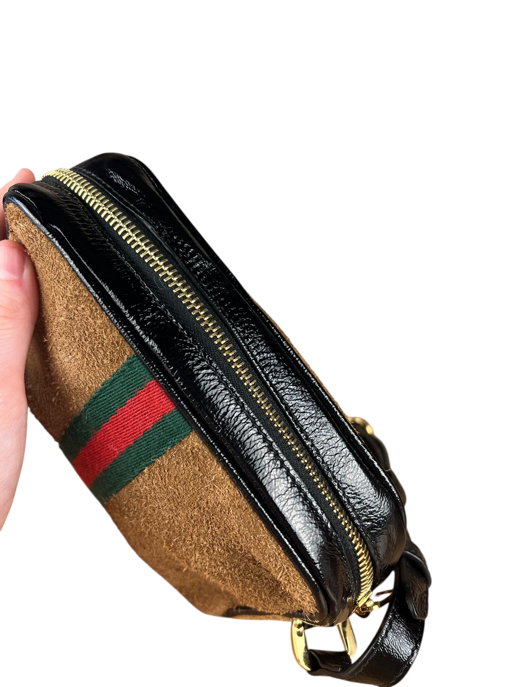 Gucci Suede Ophidia Crossbody Bag