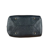 Burberry Black Pebbled Leather Shoulder Bag