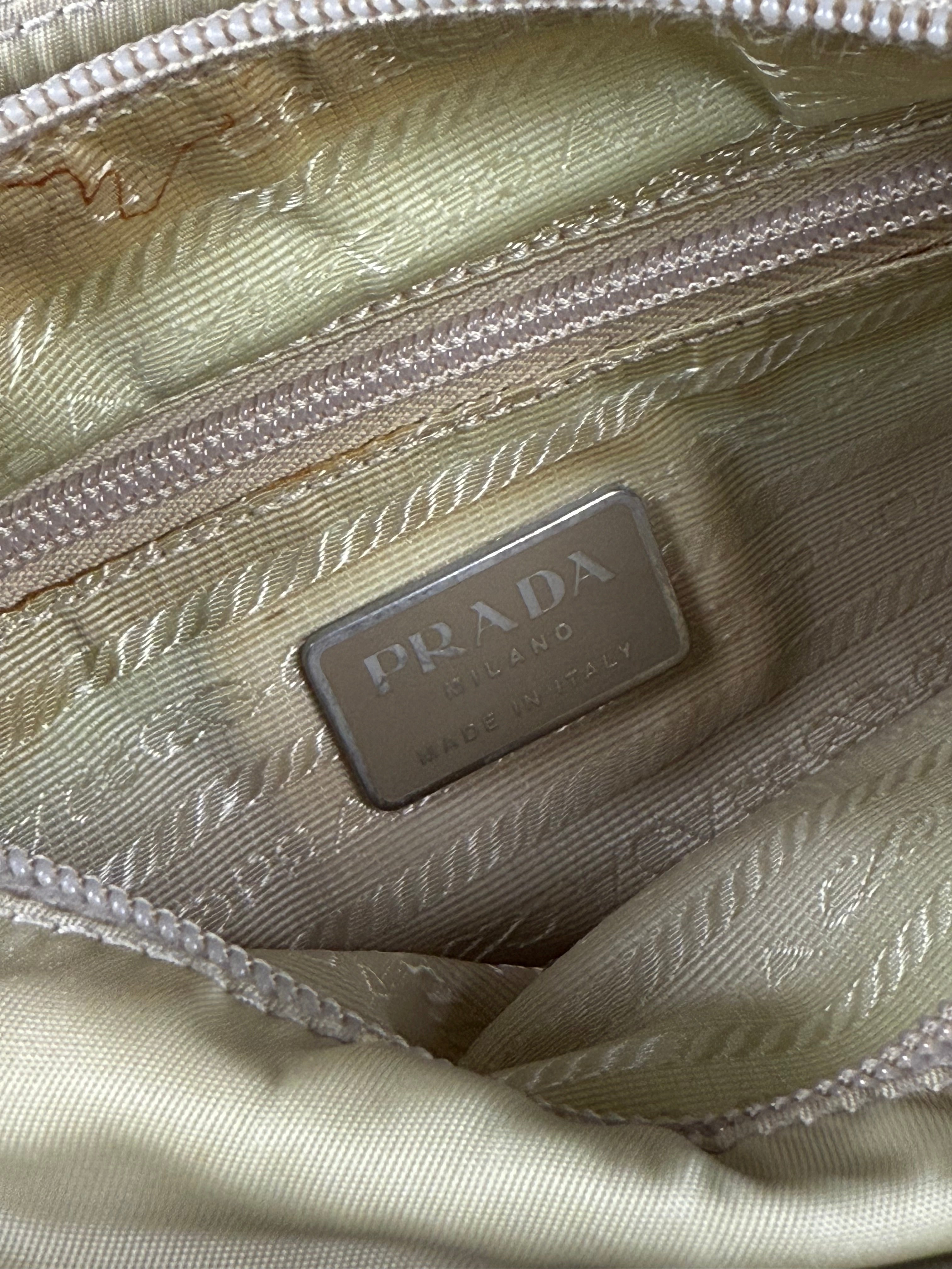 Prada Vintage Nylon Zip Tote