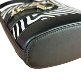 Gucci 73 Small Bucket Bag Zebra Print