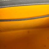 Goyard Mini Grey Goyardine Saigon Top Handle Bag