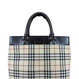 Burberry Nova Check Canvas Tote Bag