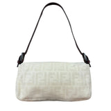 Fendi FF Canvas Baguette