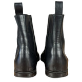 Gucci Black Imprime Pattern Leather Chelsea Boot