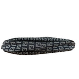 Fendi FF Black Canvas Boat Pochette