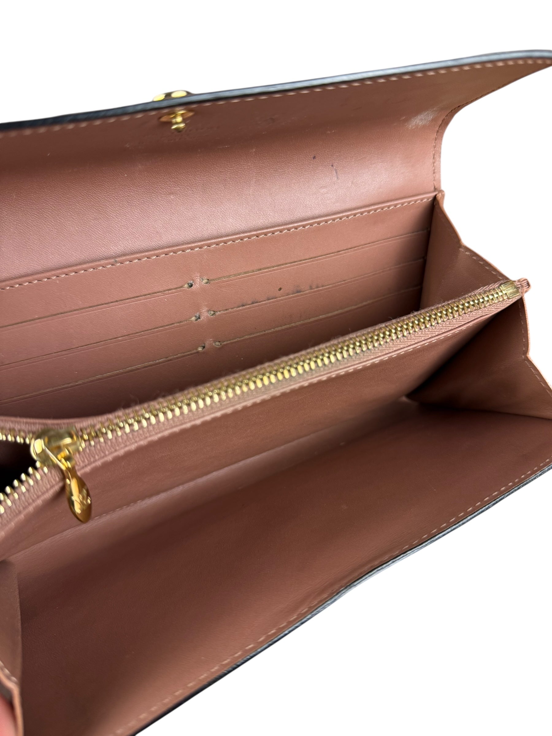 Louis Vuitton Monogram Vernis Sarah Wallet
