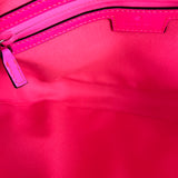 Gucci Hot Pink GG Rubber Effect Crossbody Bag