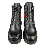 Gucci Romans Leather Interlocking G Ankle Boots