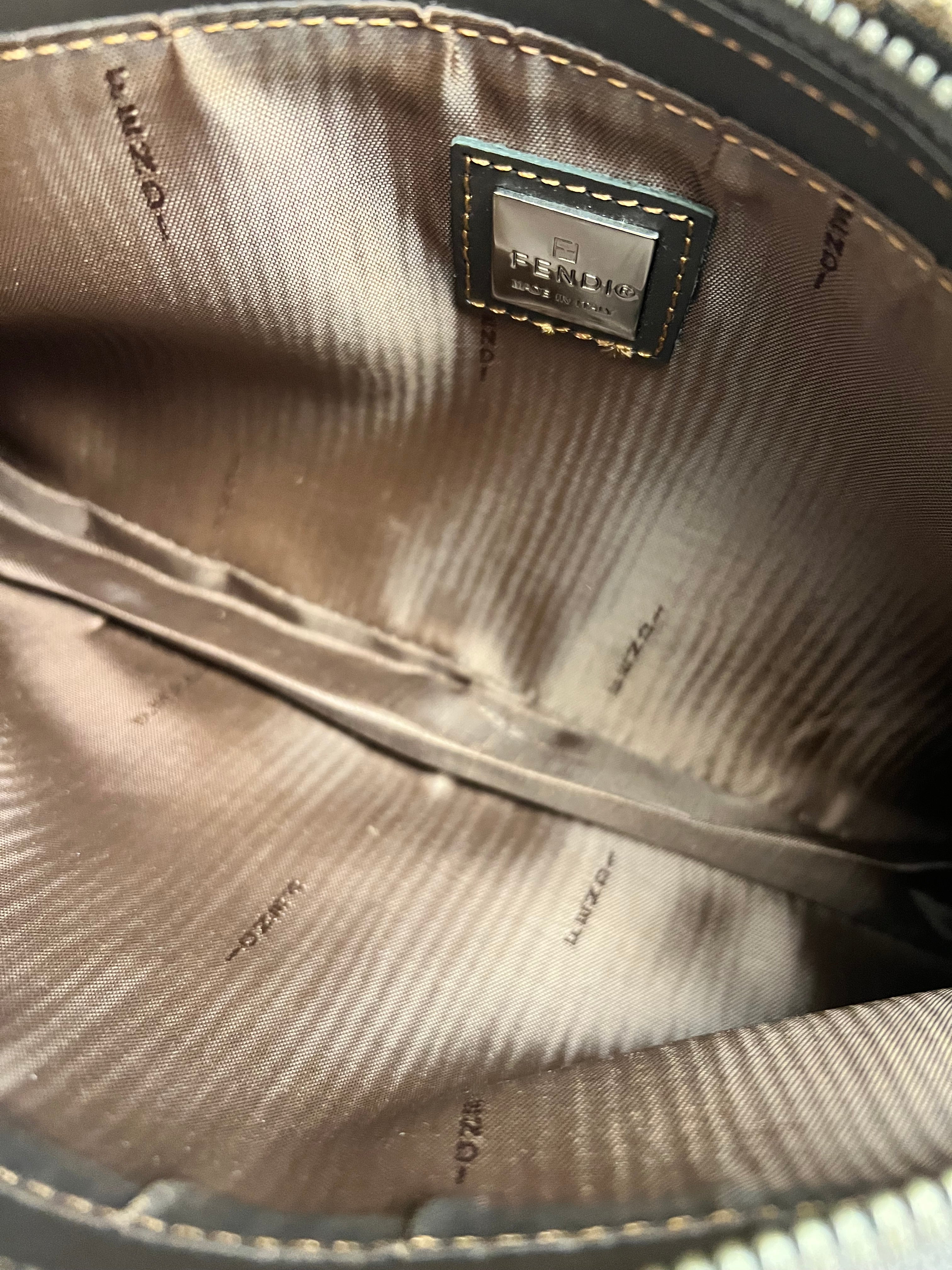 Fendi Vintage Zucca Pochette Shoulder Bag