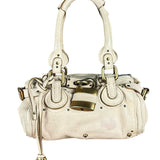 Chloe Vintage Mini Chloe Paddington Bag Beige