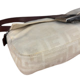 Fendi FF Canvas Baguette