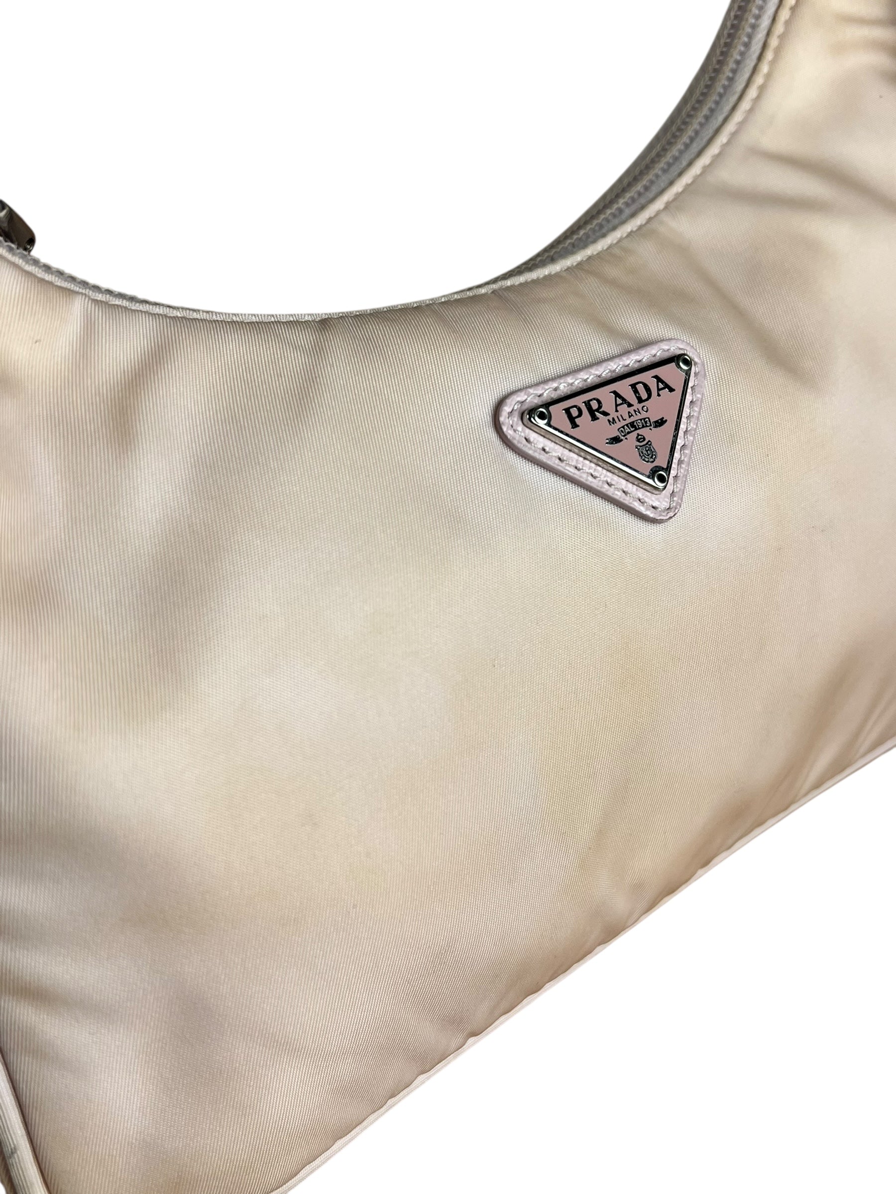 Prada Nylon Pochette Light Pink