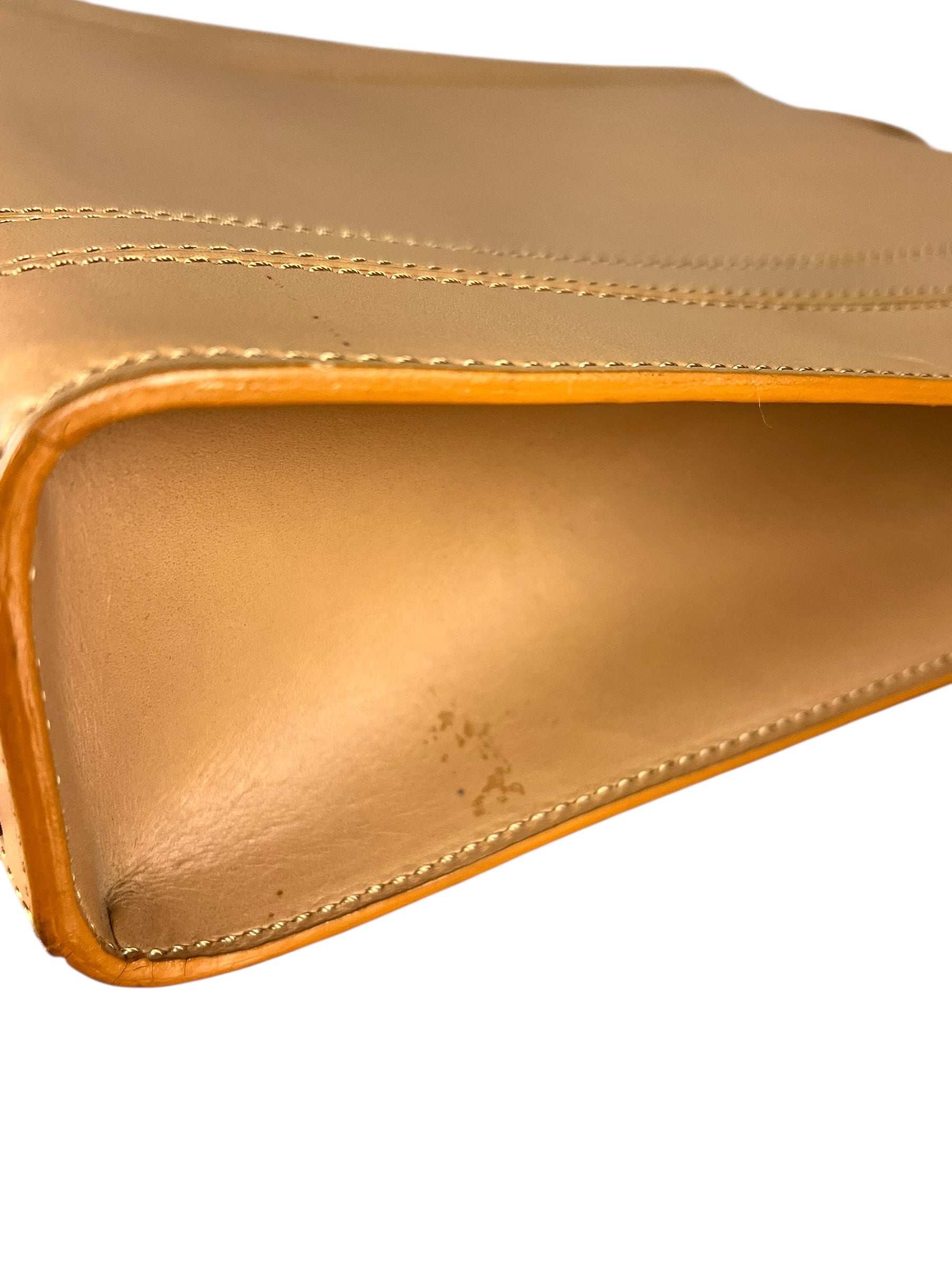 Dior Brown Leather Shoulder Tote