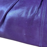 Coach Vintage Purple Leather Hobo Shoulder Bag