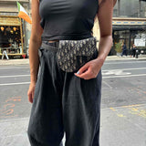 Christian Dior Saddle Belt Bag Oblique Canvas