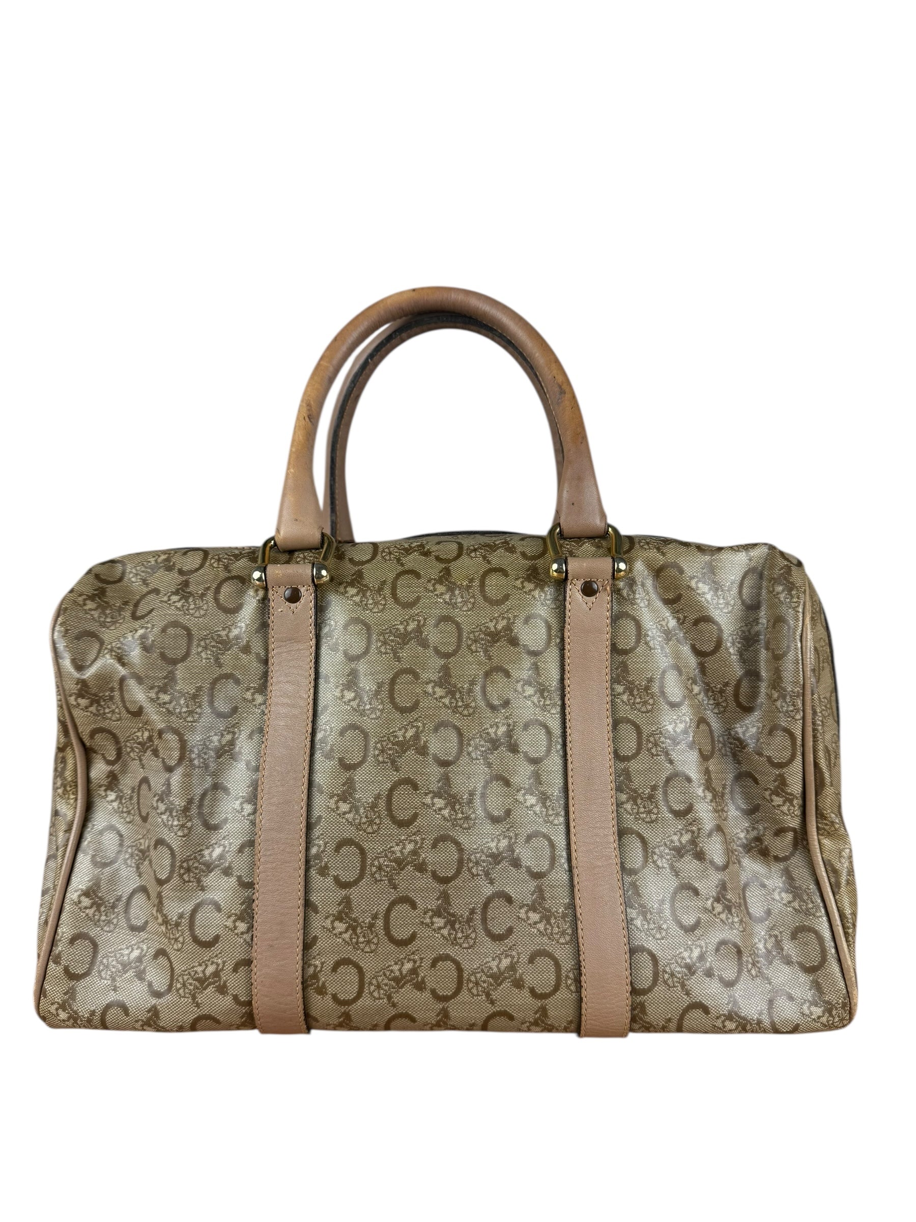Celine PVC Beige Boston Bag