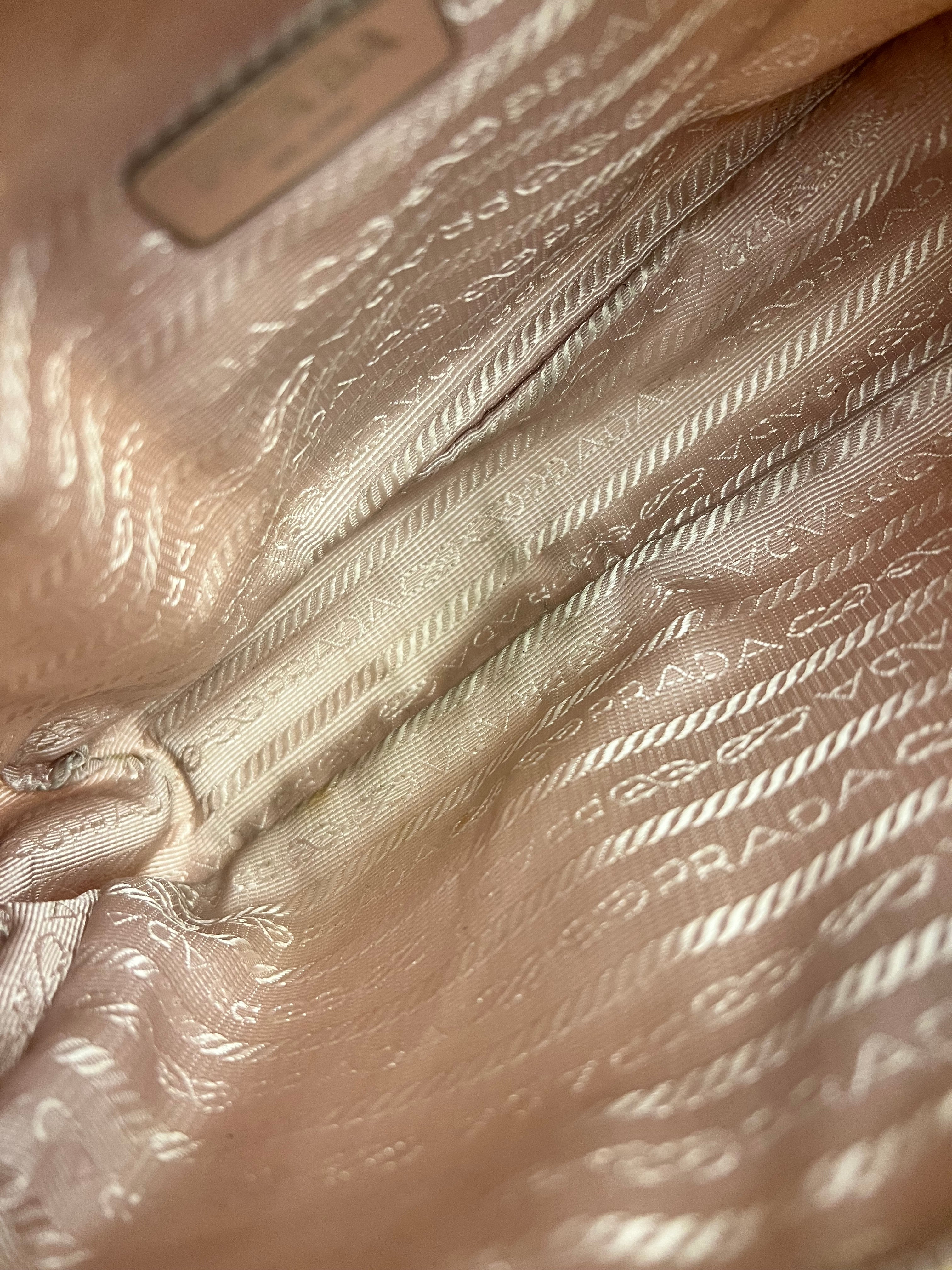 Prada Nylon Pochette Light Pink