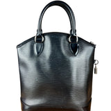 Louis Vuittonn Black Epi Lockit Handbag