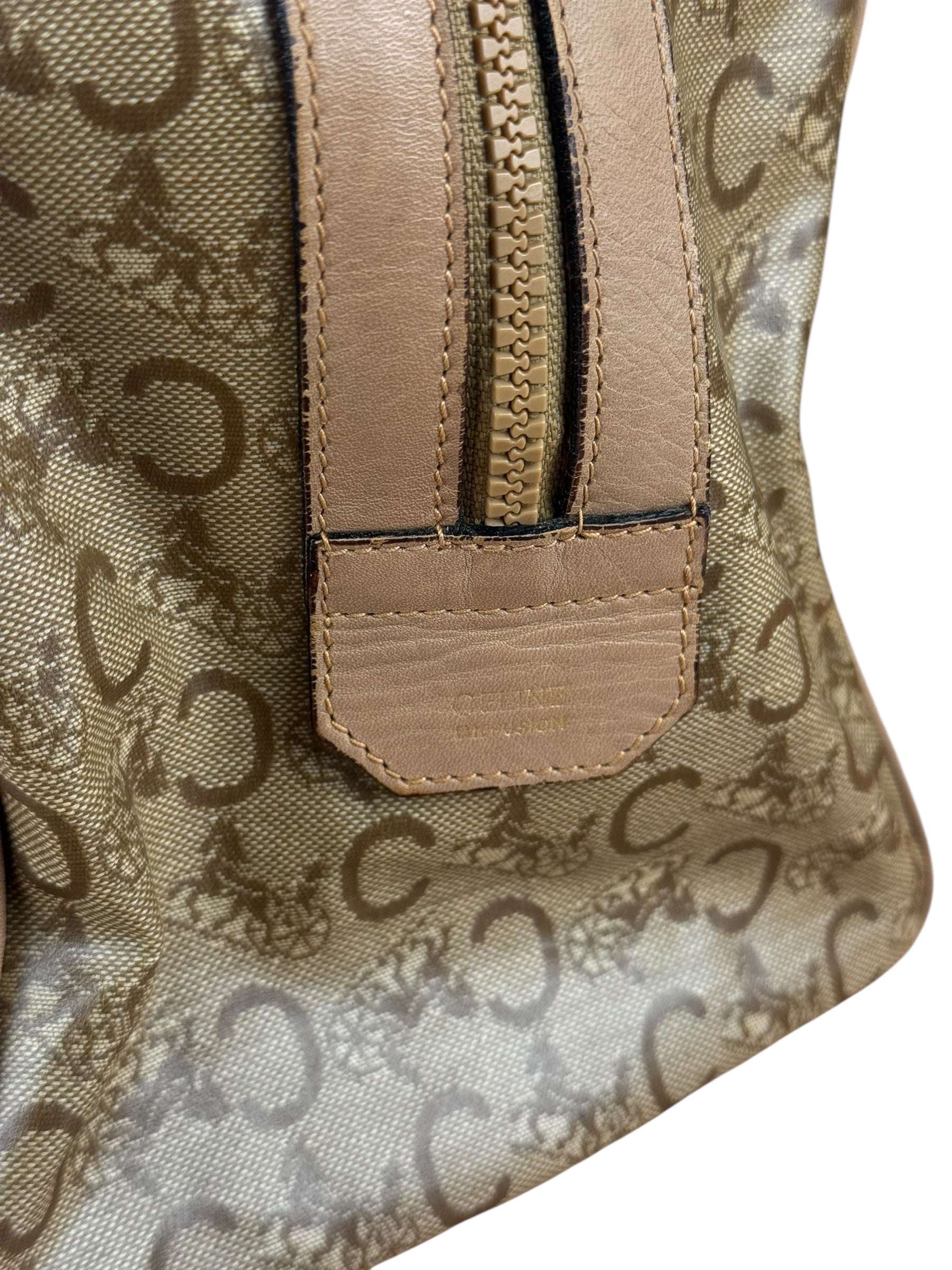 Celine PVC Beige Boston Bag