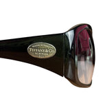 Tiffany & Co Black Silver Logo Sunglasses