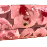 Louis Vuitton Monogram Vernis Floral Rose Long Wallet