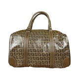 Fendi Vintage Zucchino PVC Boston Bag