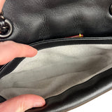Coach Nappa Leather Black Tabby 18 Crossbody