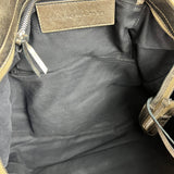 Balenciaga Gold Metallic M Le City Bag