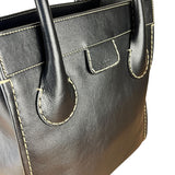 Chloe Edith Black Leather Tote Bag