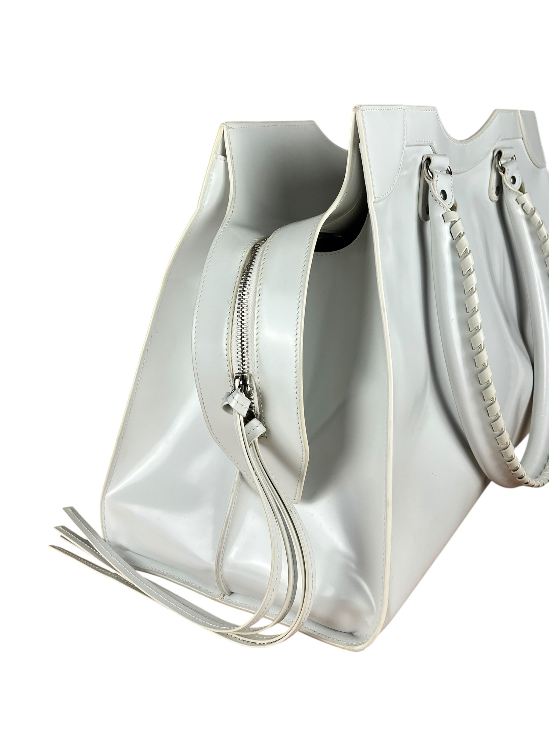 Balenciaga Grained White Neo Classic City Bag