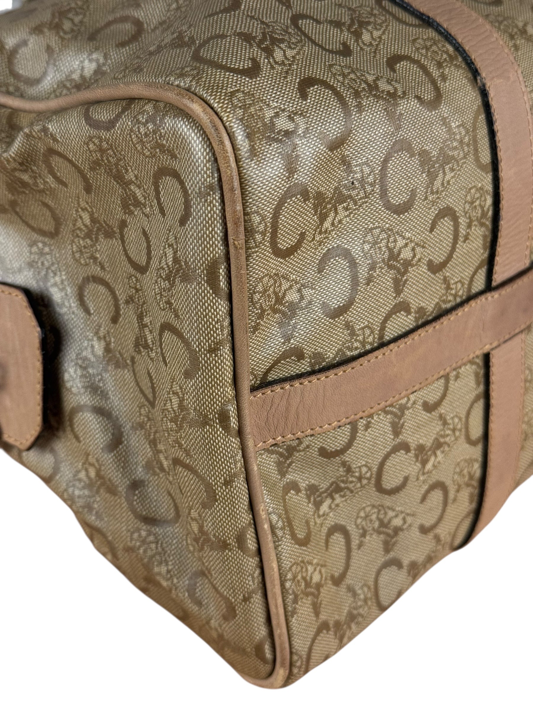 Celine PVC Beige Boston Bag