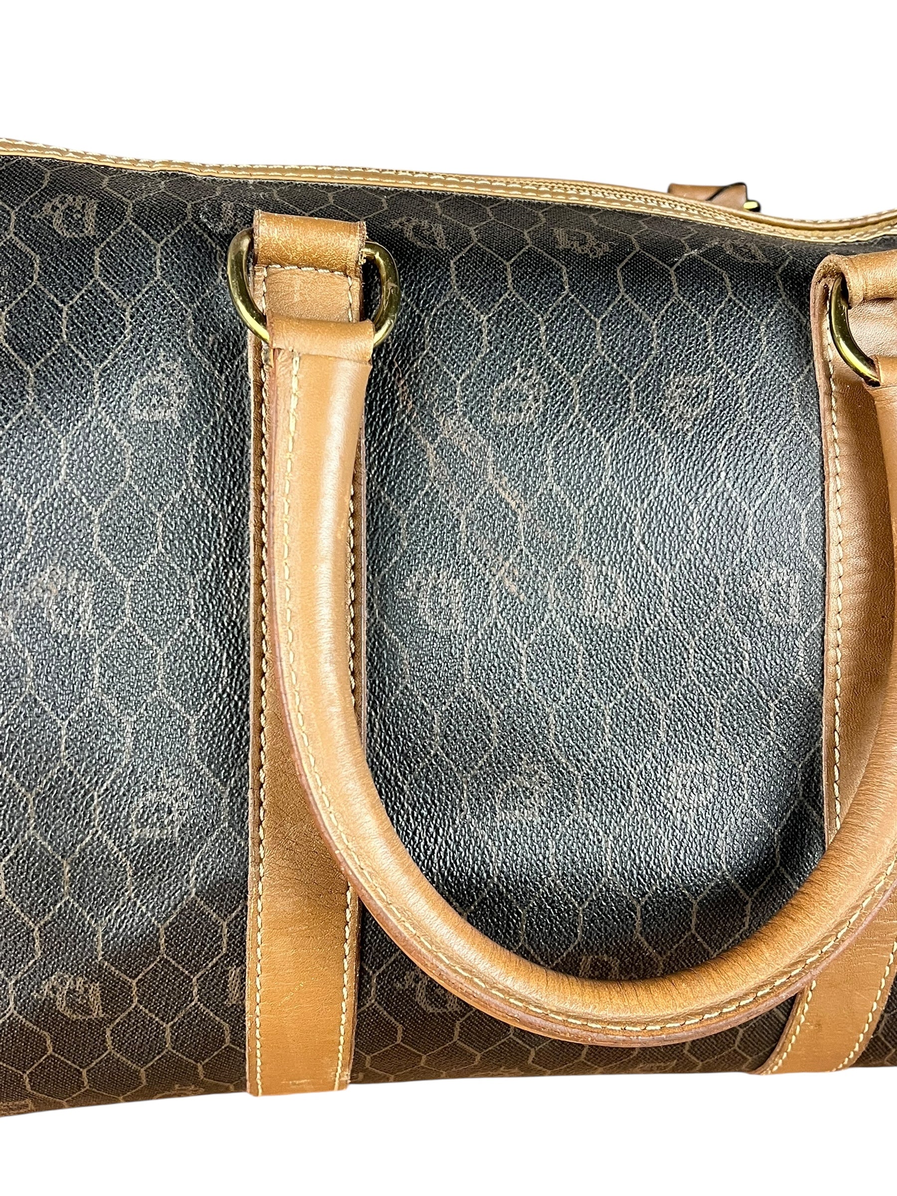 Dior Honeycomb Boston Bag Black